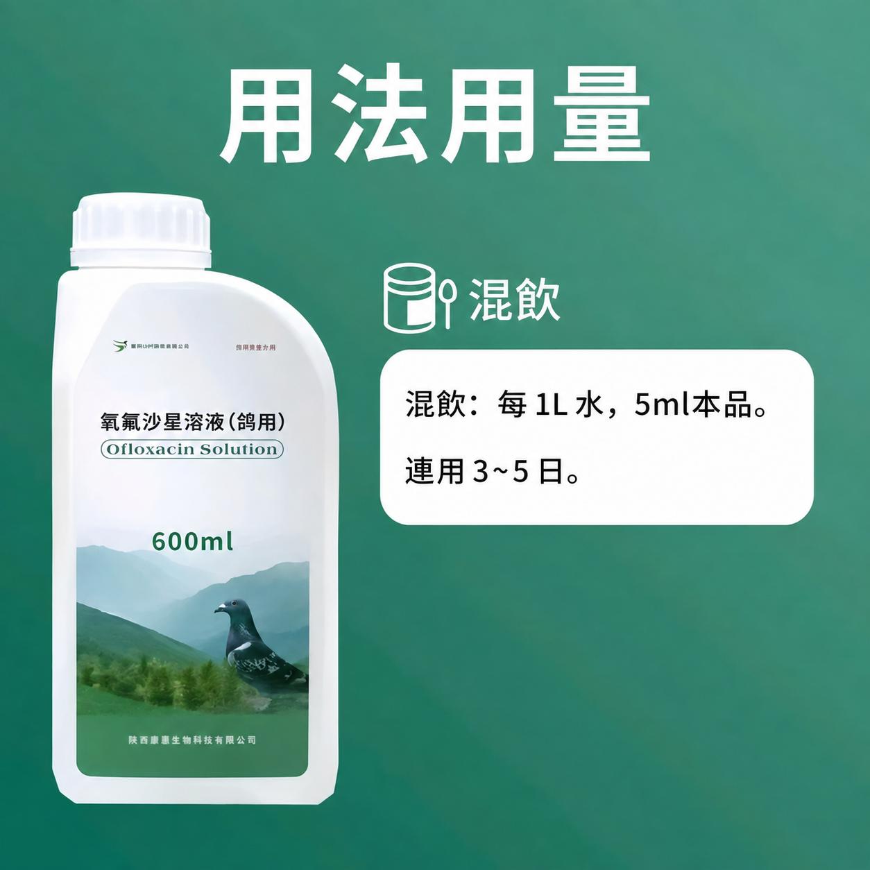 氧氟沙星溶液-大容量用法用量